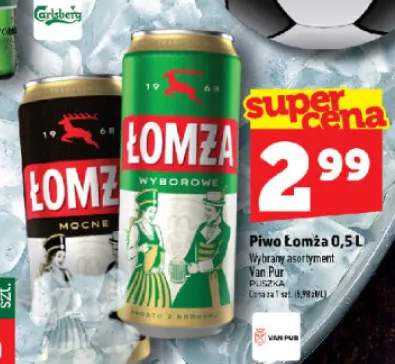Piwo Łomża Mocne