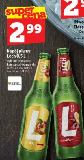 Napój piwny Lech Apple