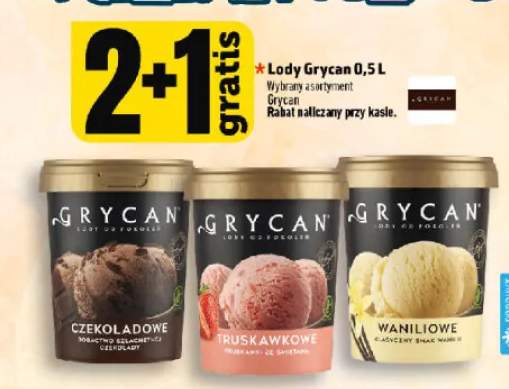 Lody Grycan waniliowe