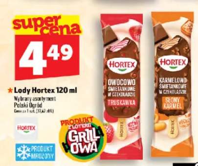 Lody Hortex karmelowo-śmietankowe słony karmel