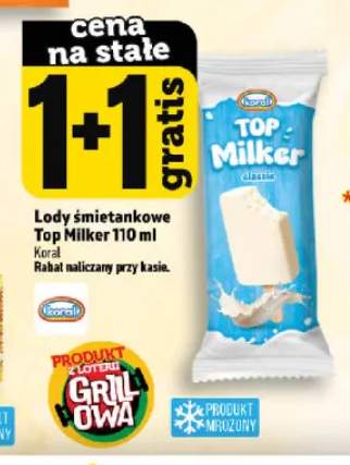 Lody śmietankowe Top Milker Koral