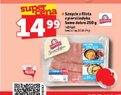 Sznycle z fileta z piersi indyka Samo dobro