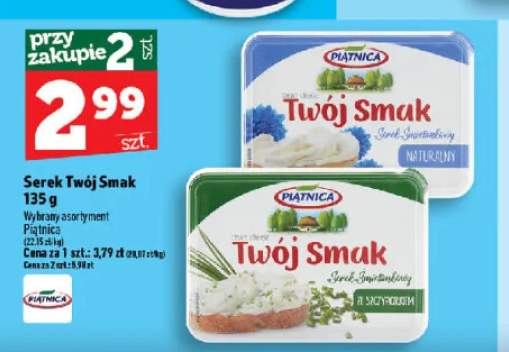 Serek Twój Smak ze szczypiorkiem Piątnica