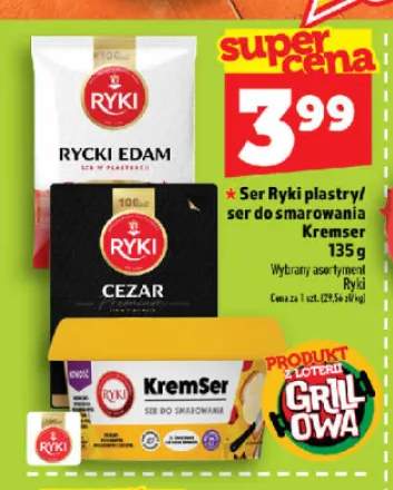 Ser Ryki Rycki Edam plastry