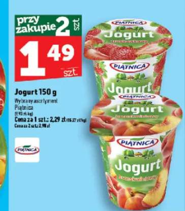 Jogurt brzoskwiniowy Piątnica