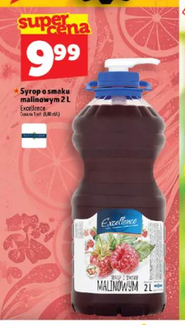 Syrop o smaku malinowym Excellence