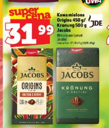 Kawa mielona Jacobs Krönung