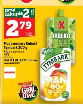 Mus owocowy Kubuś Jabłko