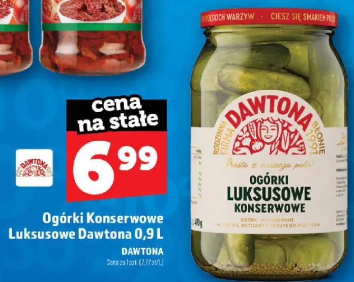 Ogórki konserwowe luksusowe Dawtona