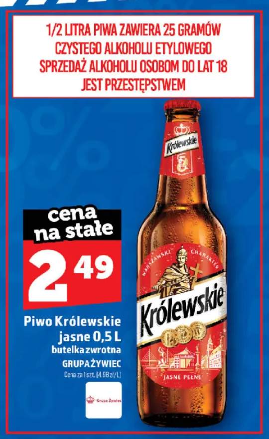 Piwo Królewskie jasne