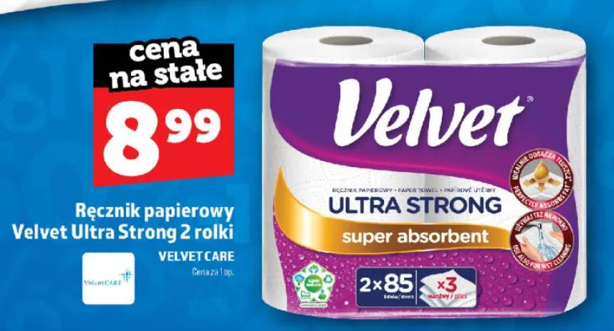 Ręcznik papierowy Velvet Ultra Strong 2-pak