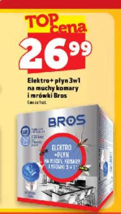 Elektro + płyn 3w1 na muchy komary i mrówki Bros