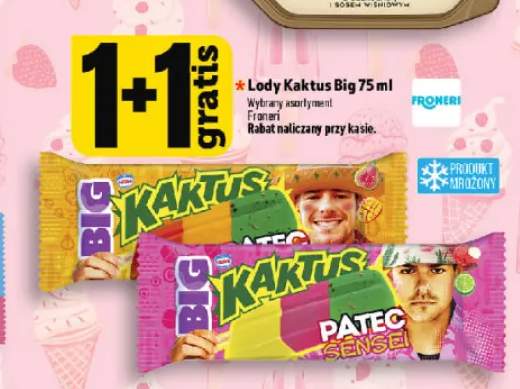 Lody Kaktus Big +1 wariant