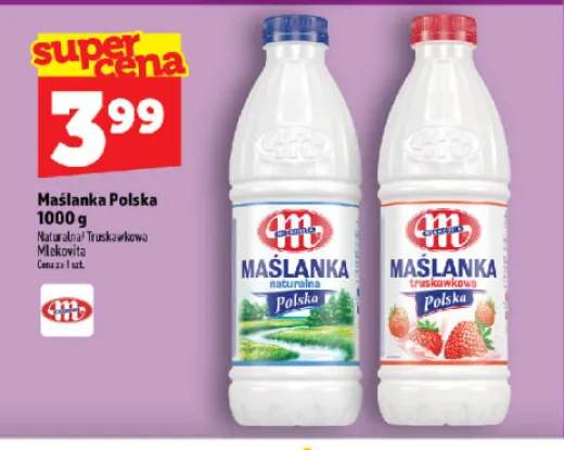 Maślanka Polska Mlekovita naturalna +1 wariant