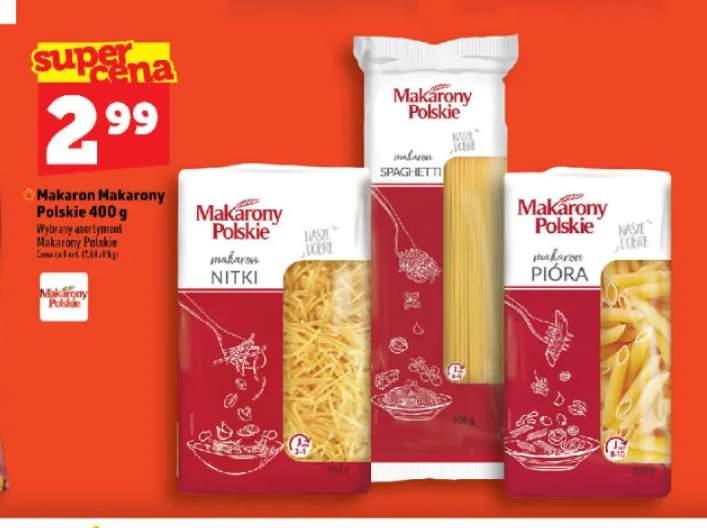 Makaron nitki Makarony Polskie +2 warianty