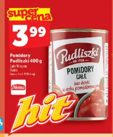 Pomidory całe Pudliszki +1 wariant