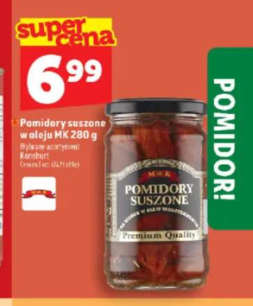 Pomidory suszone w oleju MK
