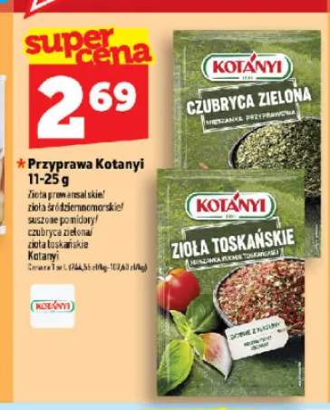 Przyprawa Kotanyi Zioła śródziemnomorskie +4 warianty