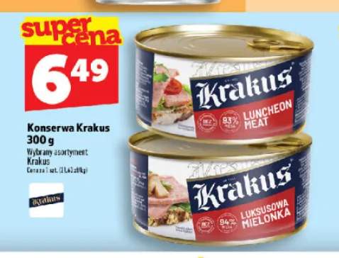 Konserwa Krakus Luksusowa Mielonka +1 wariant