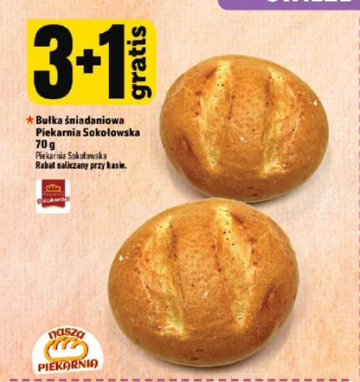 Bułka śniadaniowa Piekarnia Sokołowska