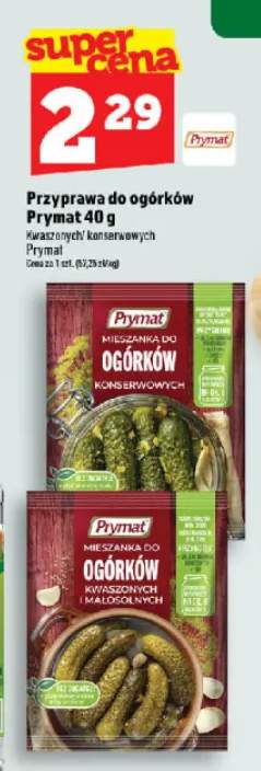 Przyprawa do ogórków konserwowych Prymat +1 wariant