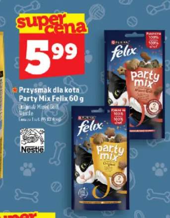 Przysmak dla kota Felix Party Mix Original +1 wariant
