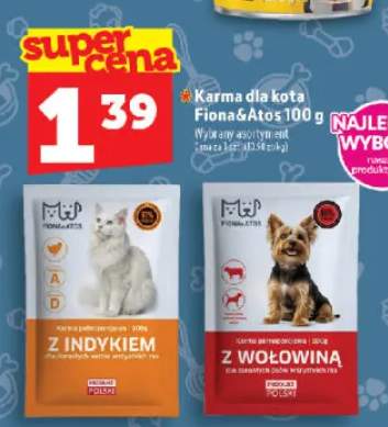 Karma dla kota Fiona & Atos z indykiem +1 wariant