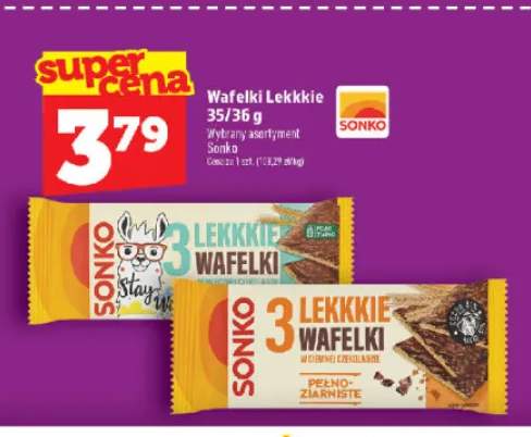 Wafelki Lekkkie Sonko w mlecznej czekoladzie +1 wariant