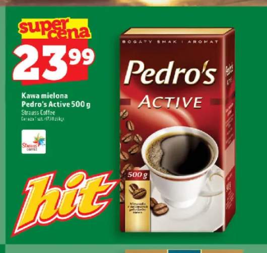 Kawa mielona Pedro's Active