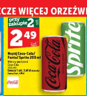 Napój Coca-Cola +2 warianty