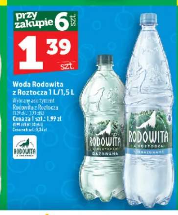 Woda Rodowita z Roztocza 1 l