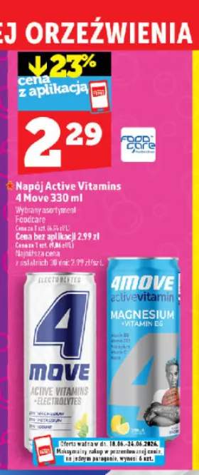 Napój Active Vitamins 4 Move Active Vitamins + Electrolytes +1 wariant