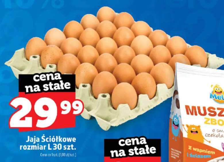 Jaja ściółkowe rozmiar L 30-pak