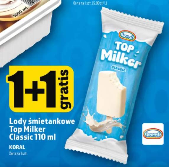 Lody śmietankowe Koral Top Milker Classic