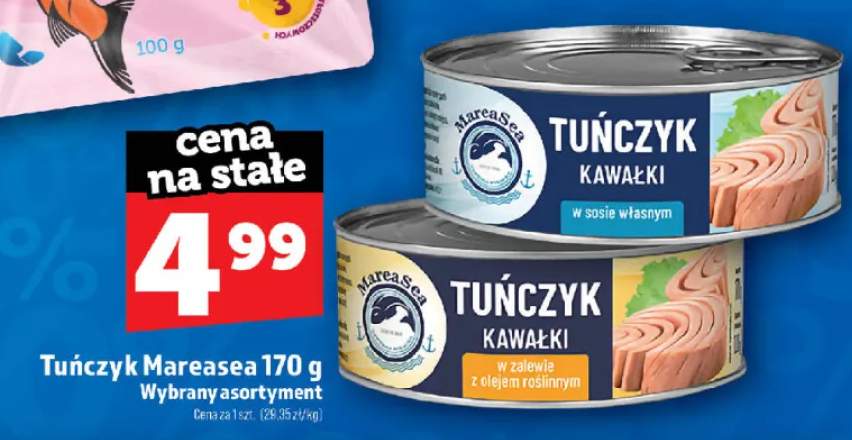 Tuńczyk kawałki w sosie własnym Mareasea +1 wariant