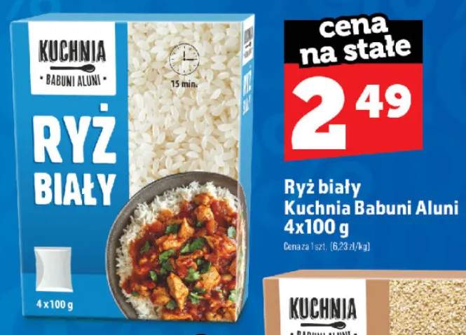 Ryż biały Kuchnia Babuni Aluni 4-pak 100 g