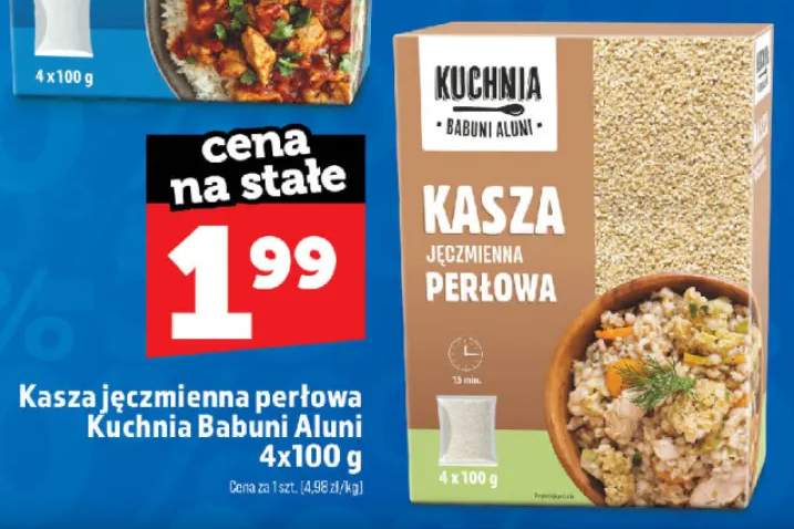 Kasza jęczmienna perłowa Kuchnia Babuni Aluni 4-pak 100 g