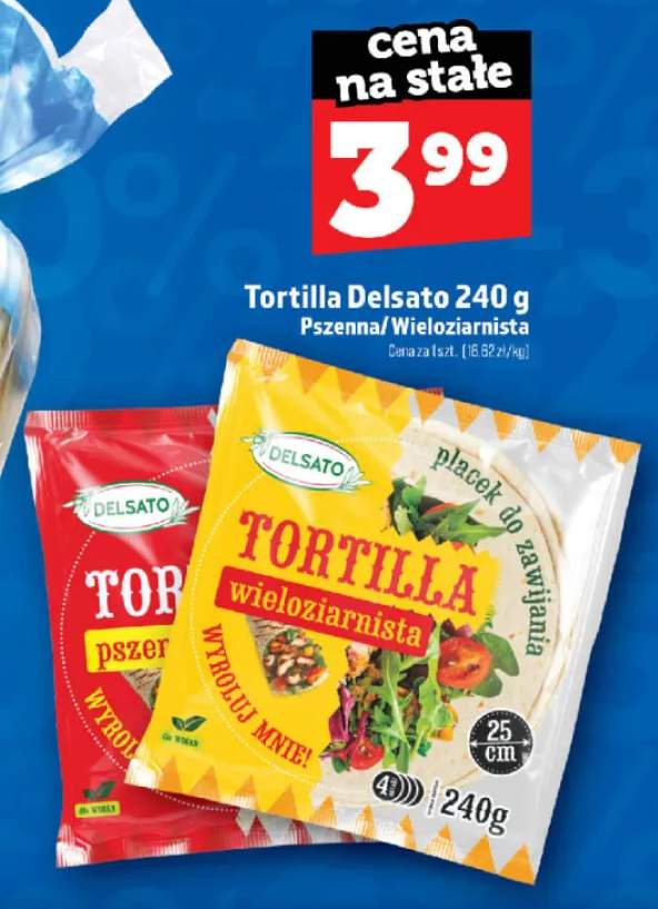 Tortilla pszenna Delsato +1 wariant