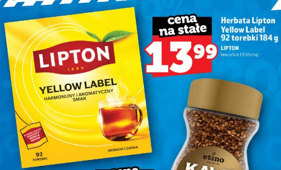Herbata Lipton Yellow Label 92-pak