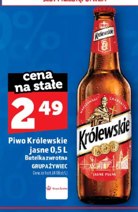 Piwo Królewskie jasne