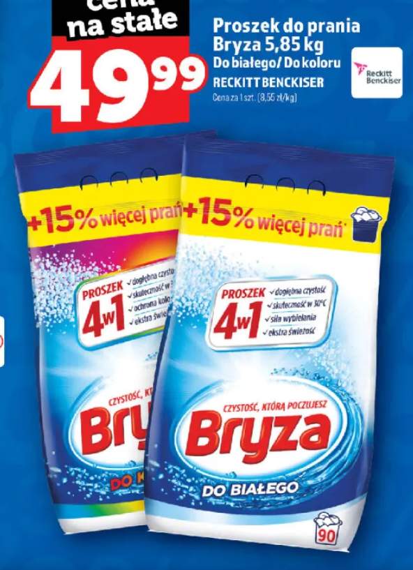 Proszek do prania Bryza 4w1 Do Białego +1 wariant