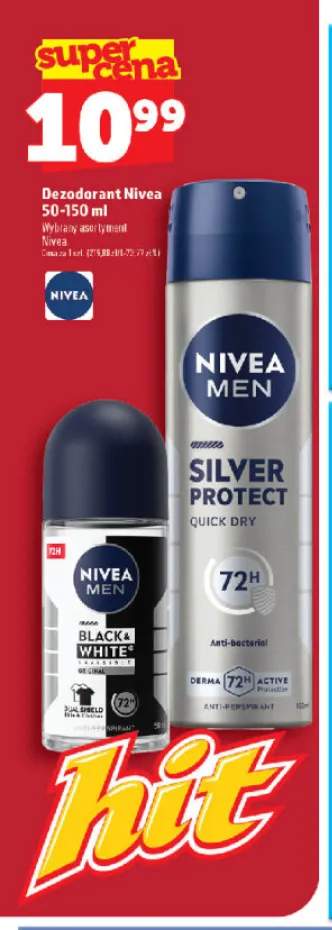 Dezodorant spray Nivea Men Silver Protect +1 wariant