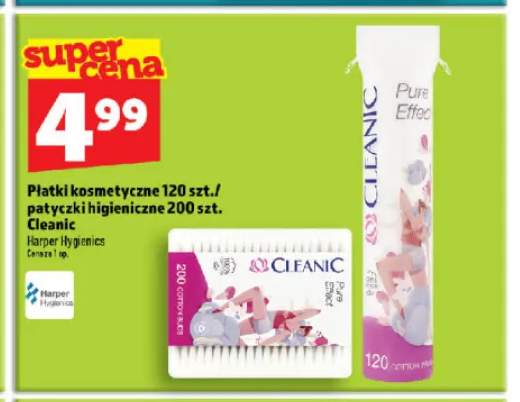 Płatki kosmetyczne Cleanic +1 wariant