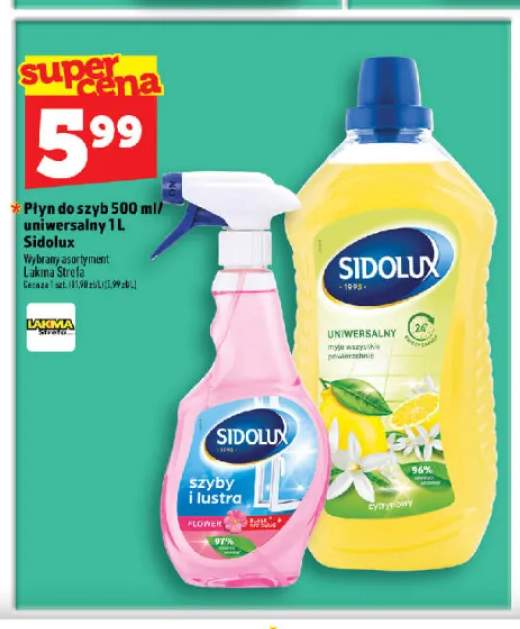 Płyn do szyb i luster Sidolux +1 wariant