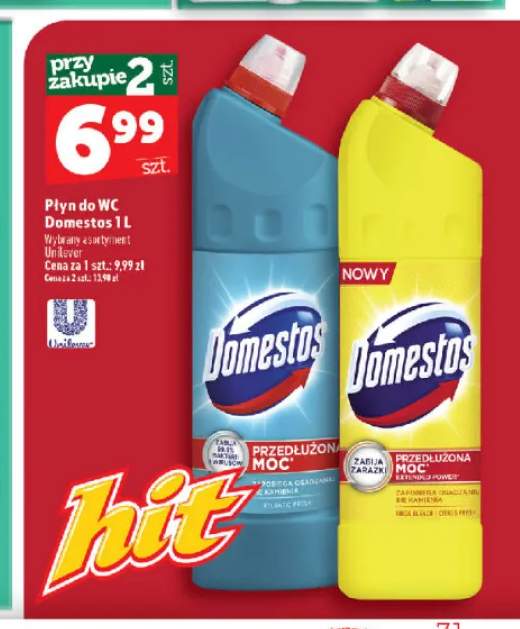 Płyn do WC Domestos