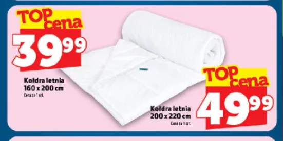 Kołdra letnia 200x220 cm +1 wariant