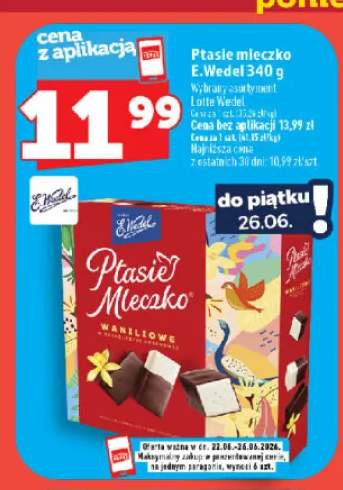 Ptasie mleczko E.Wedel +1 wariant