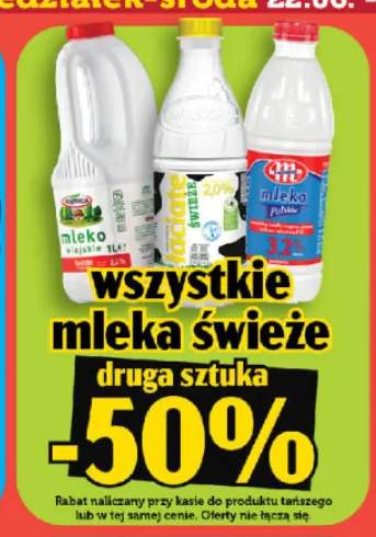 Mleko wiejskie świeże 3,2% Piątnica +2 warianty