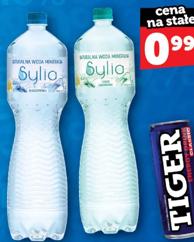 Naturalna woda mineralna niegazowana Sylia +1 wariant