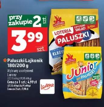 Paluszki Lajkonik klasyczne +1 wariant